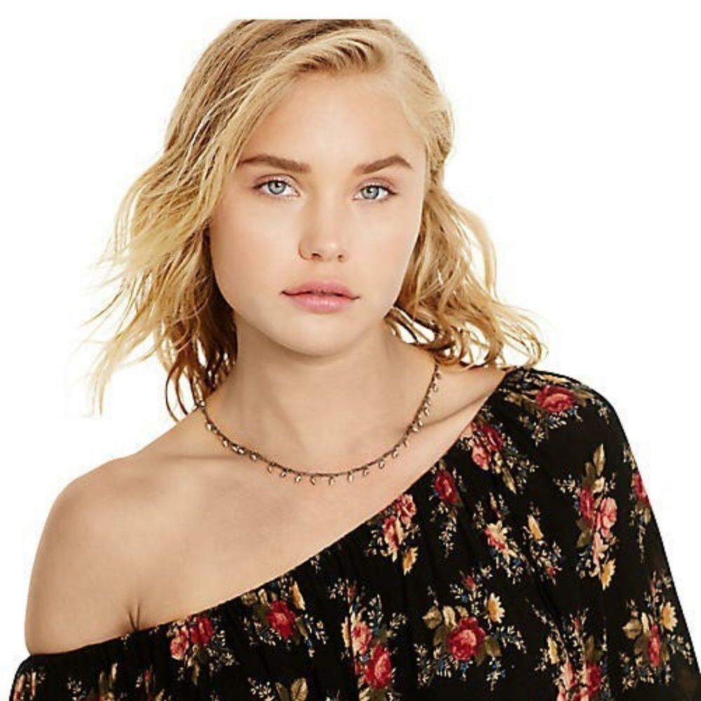 Denim & Supply Ralph Lauren Floral Print On / Off shoulder Boho Blouse - Picture 5 of 12